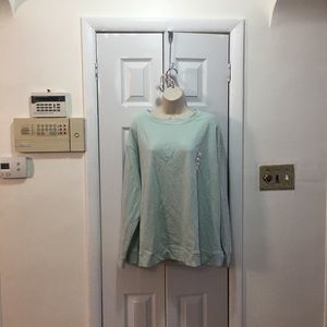 Ava&viv Women’s Plus Size Sweatshirt Mint